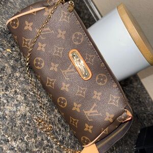Louis Vuitton Monogram Brown Wristlet